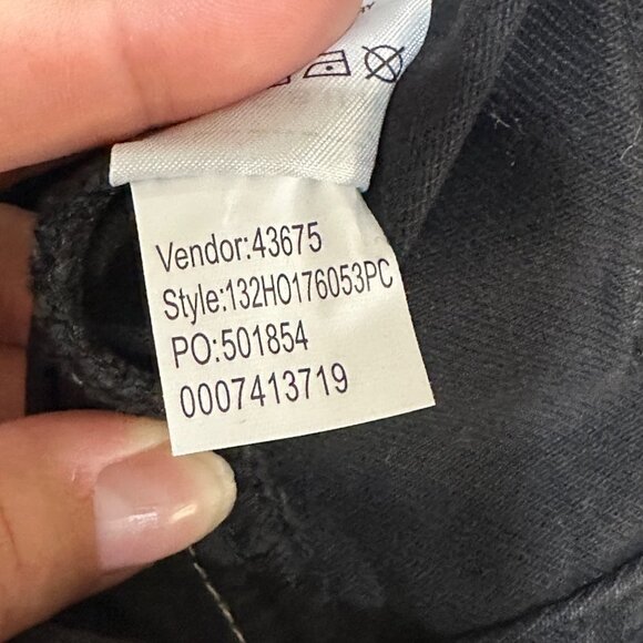 PacSun Embroidered Black Jeans - Size 28x30 - NWT‎ - Picture 14 of 14